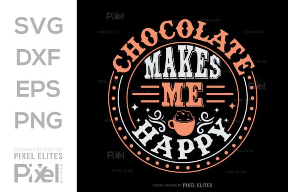 A Chocolate SVG File for T‑Shirt Designs & Graphics