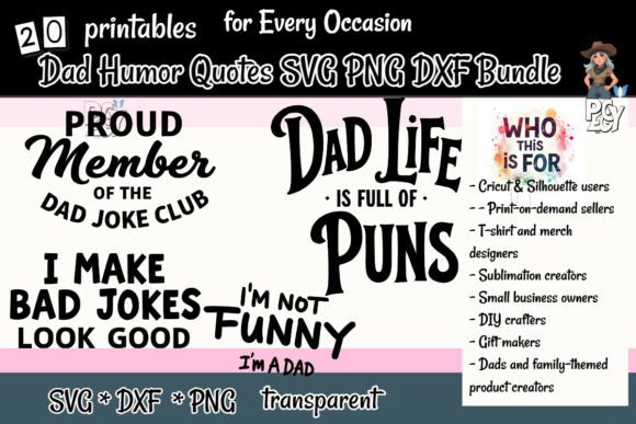 A Dad Joke Graphic Asset for Humorous Branding & T-Shirt Designs