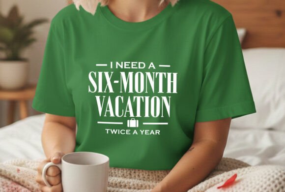 A Designer's Take on 'Six Month Vacation Summer Tee' for Embroidery
