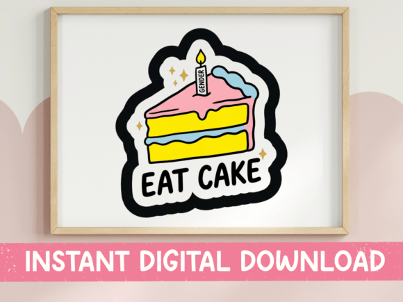 A Playful Pink Cake SVG for Branding & T-Shirt Graphics