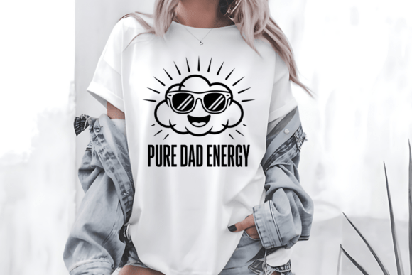 A Playful PNG and SVG for Dad-Centered T-Shirt Graphics