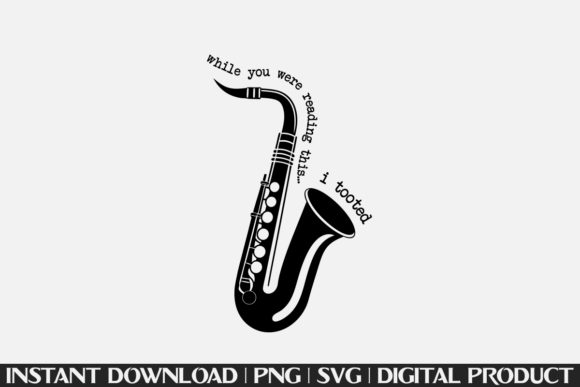 A Saxophone Design’s Versatility for T-Shirts & Graphics