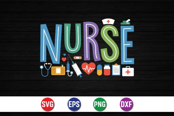 Cute Nurse Graphics for T-Shirt Designs & Brand Projects