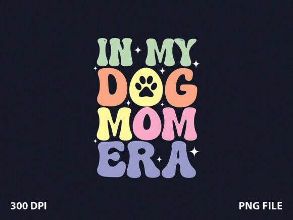Evaluating a Dog Mom T-Shirt Graphic Design Asset