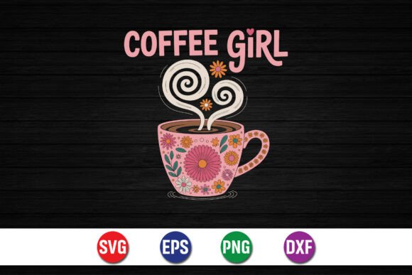 Reviewing the Coffee Girl Floral SVG Design for Crafting